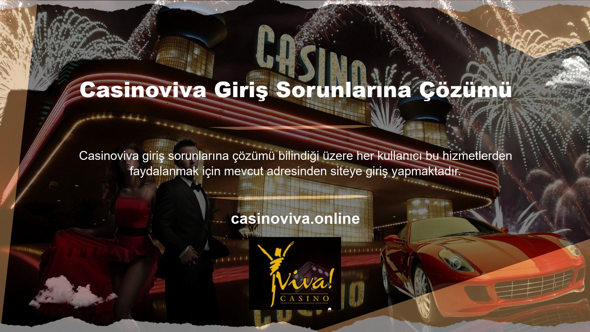 Bu sitelerden biri olan Casinoviva, kullanıcılara giriş sorunlarını gidermek için ayrıntılı alternatifler sunar