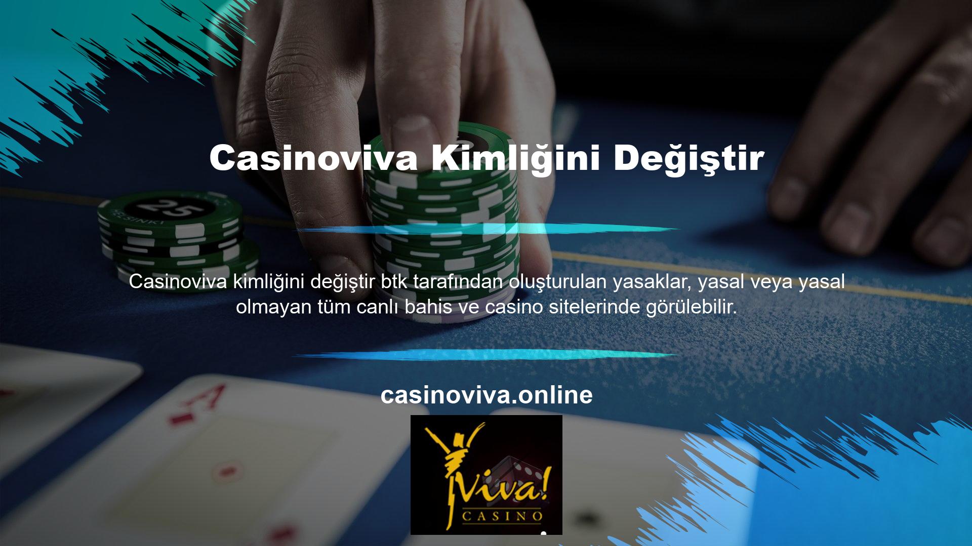 Casinoviva web sitesi, giriş adresini güncelleyerek sorunu ilk günden itibaren düzeltti