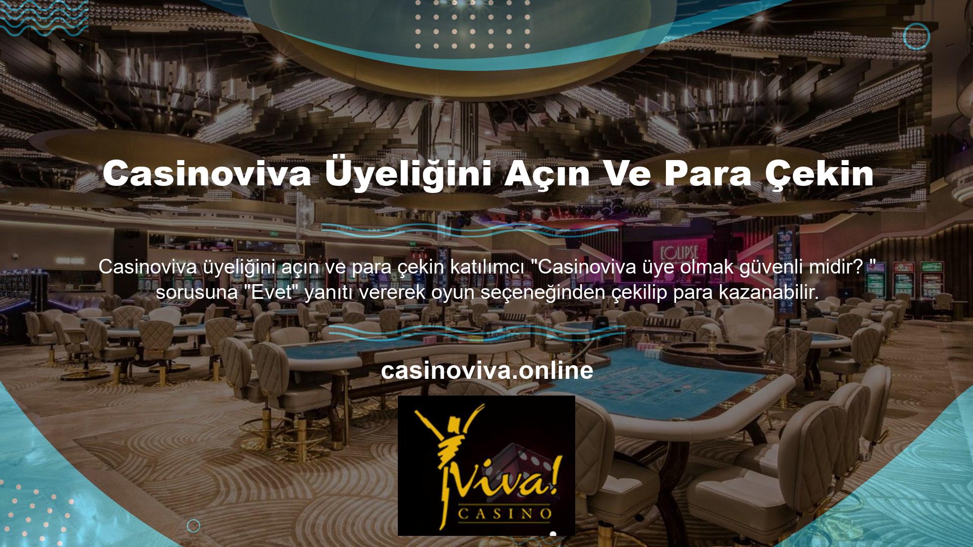 Site, Casinoviva ödemelerinin güvenilirliğini sağlamak için üyelerine birden fazla ödeme seçeneğiyle destek vermektedir
