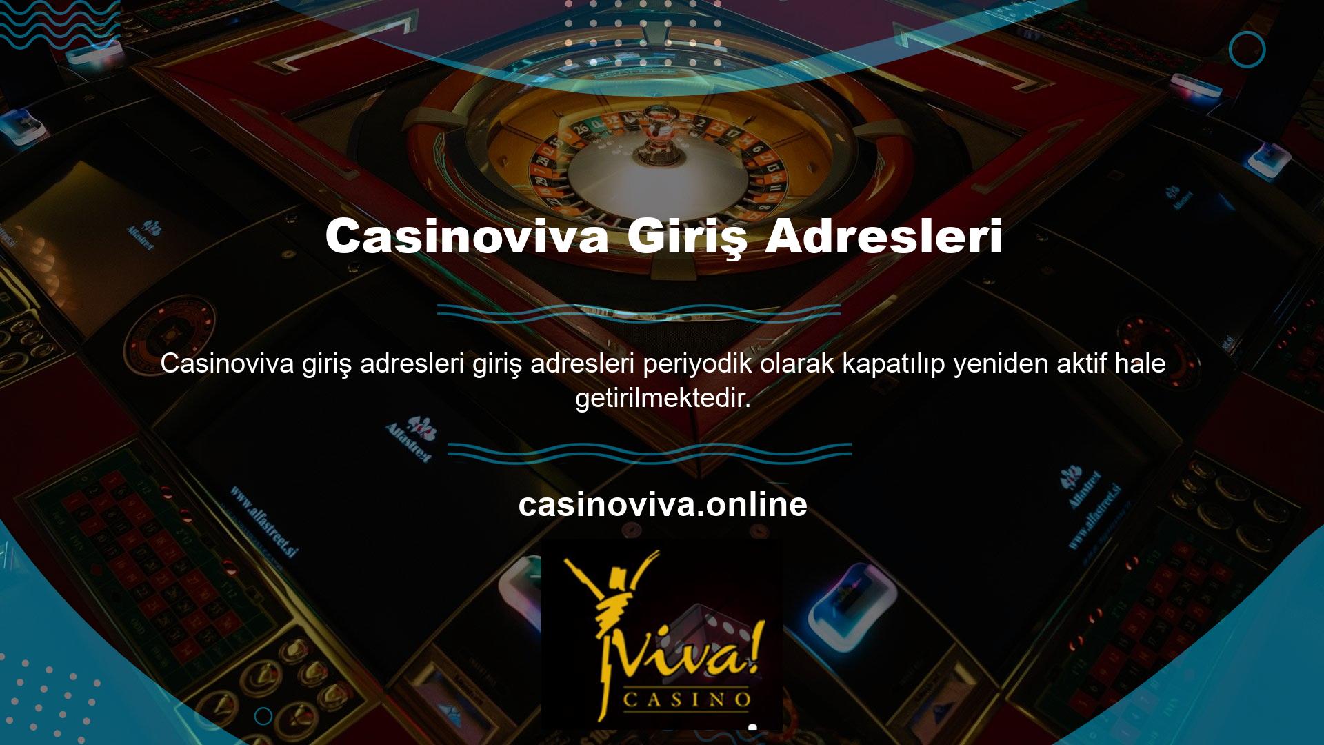 Sorunsuz bir oyun deneyimi için Casinoviva bahis ana sayfasında mevcut adresinizde işlem yapmanız gerekmektedir