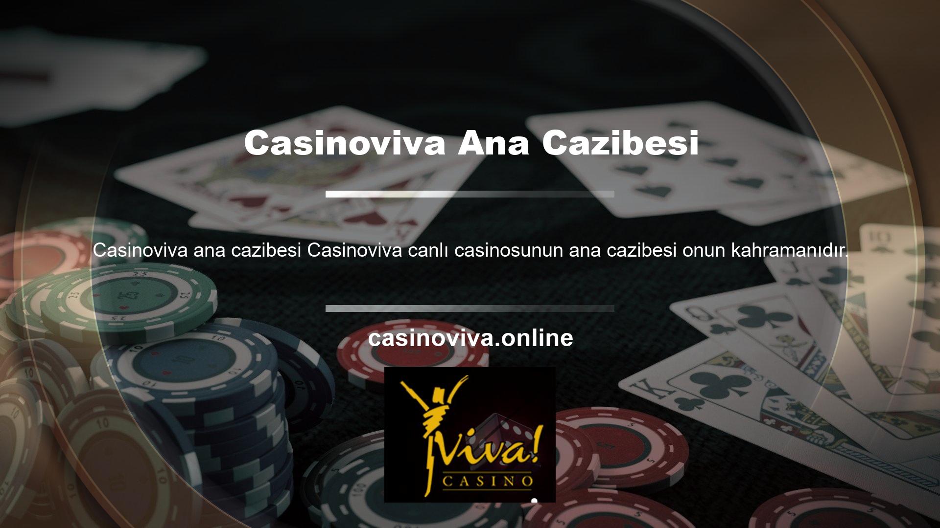 Casinoviva canlı casino oyunlarının kuralları ve stratejilerine göre şans eseri kazanmanız muhtemeldir