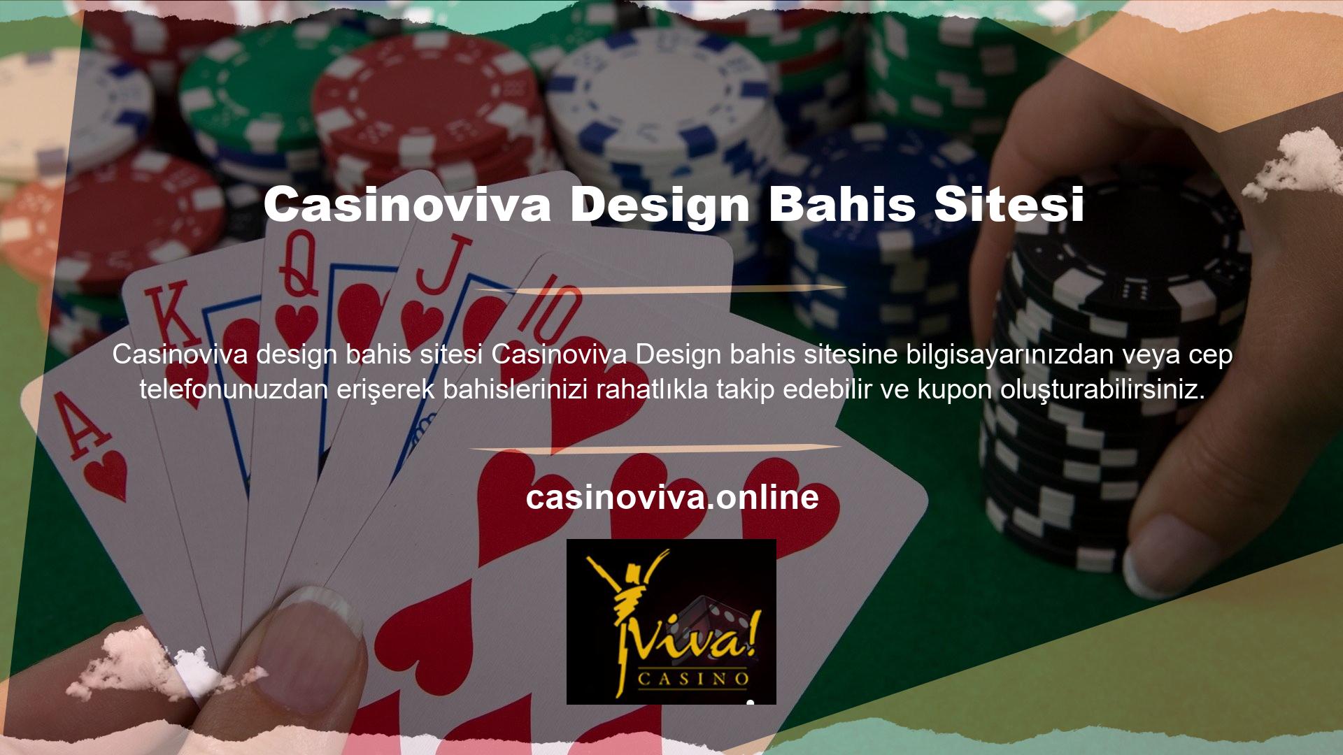 Casinoviva online casino sitesi iyi tasarlanmış ve kullanımı kolaydır, bu yüzden çok popülerdir